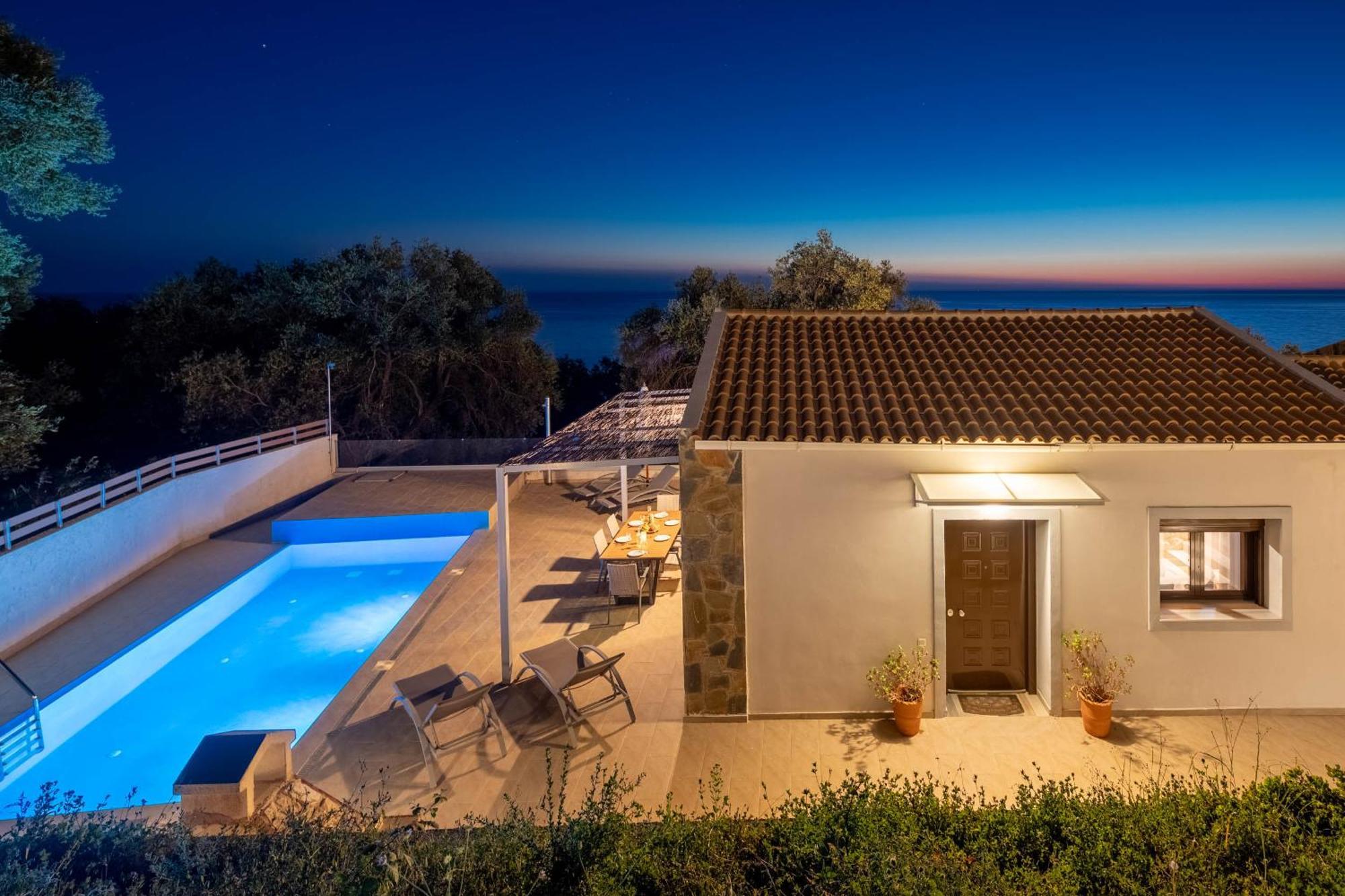 Willa Corfu Travel Sories Villa, Private Pool - Stunning Sea Views - Accessible - 4 Bedrooms